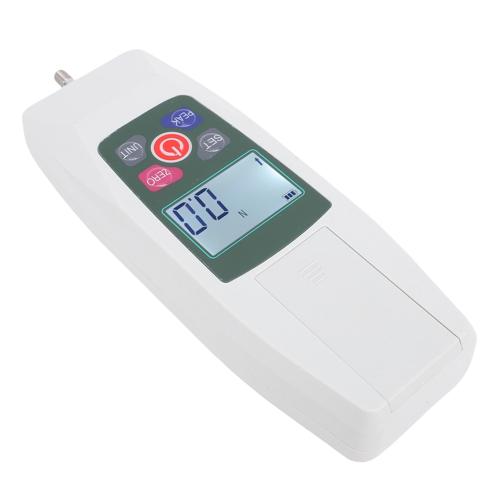 Medidor de fuerza digital 50N Dinamómetro push-pull portátil de alta precisión con pantalla LCD retroiluminada Apagado automático para pruebas industriales de laboratorio Material
