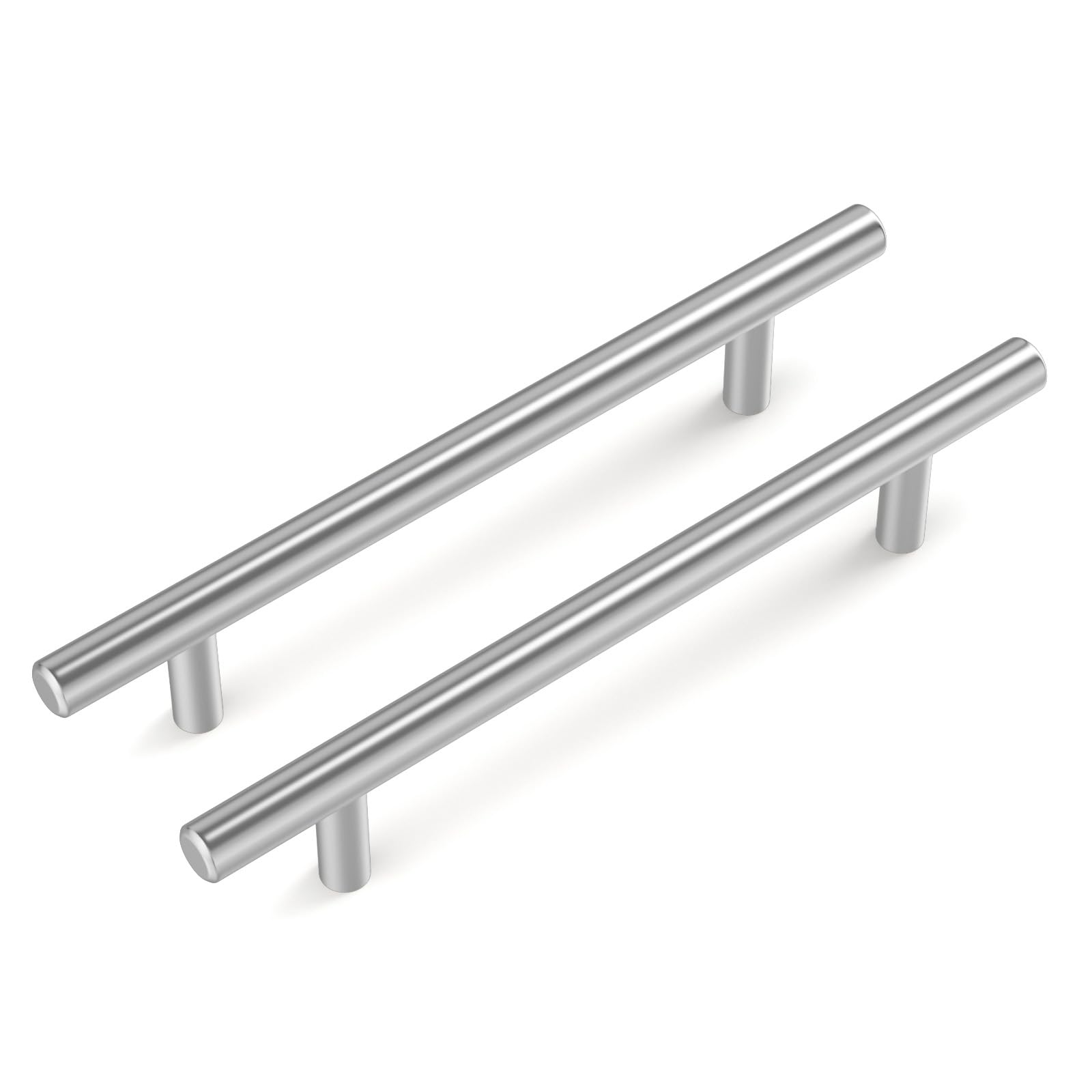 Goldenwarm 2 Stücke Möbelgriffe Edelstahl 160mm Lochabstand Schrankgriffe, Griffe für Küchenschränke Schrankgriffe Silber Schrank Griffe Möbel Schubladengriffe