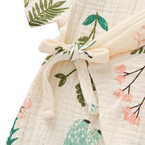 Kantenia Garotos bebês Saídas de verão Ruffle Romper recém-nascido Falta Bodysuits de mangas curtas