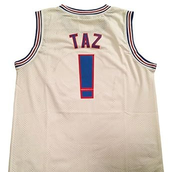 Taz Space Jam Jersey ! Tune Squad White (Small) by space jam