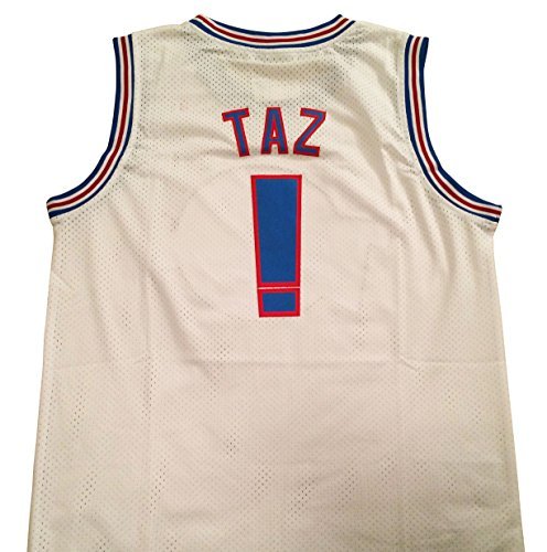 Taz Space Jam Jersey ! Tune Squad White (Small) by space jam