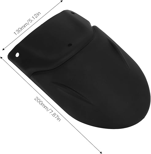 Miniatura 2 de Extensión frontal negra, extensión Qiilu guardabarros, extensor de extensión de guardabarros delantero negro, accesorios de motocicleta de repuesto
