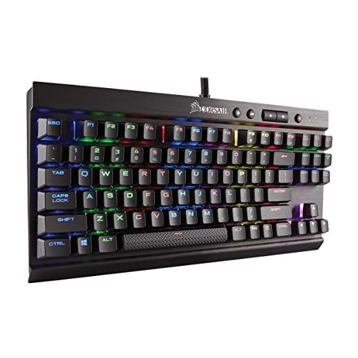 Teclado Mecânico Gamer Corsair K65 Rapidfire, RGB, Switch Cherry MX Speed, US - CH-9110014-NA