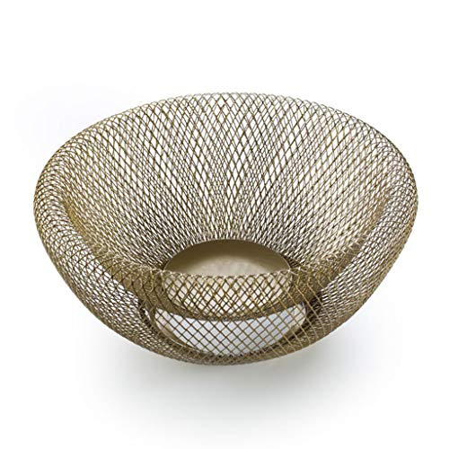 Cesta de frutas tejida a mano, cesta de frutas, cesta redonda elegante, tenedor de pícnic, alimentos, pan, vajilla de secado multiusos, bandeja de polvo, suministros para el hogar