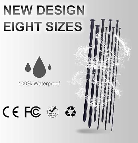 Dilator Set mit 8 stk für Männer – Harnröhren Dilatatoren Silikon Penis Plug – Katheter Harnröhre Mann – Sexspielzeug für Männer Flexible Dilatoren für Männer zur Stimulation & Prostata Massage