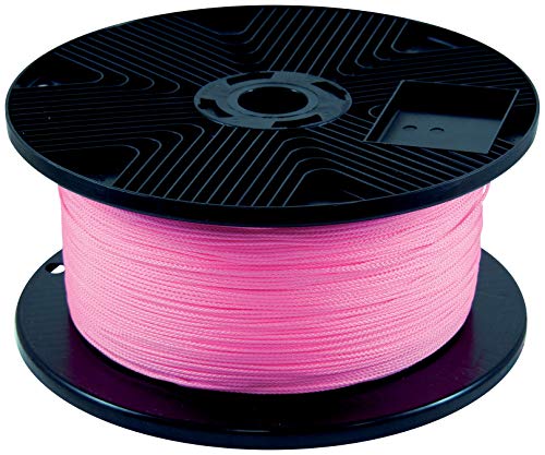 CORDEAU POLYPRO TRESSE FLUO ROSE 1000M FIL 1,5MM