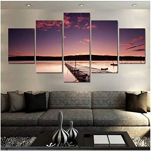 Impression sur toile crépuscule moderne et épurée