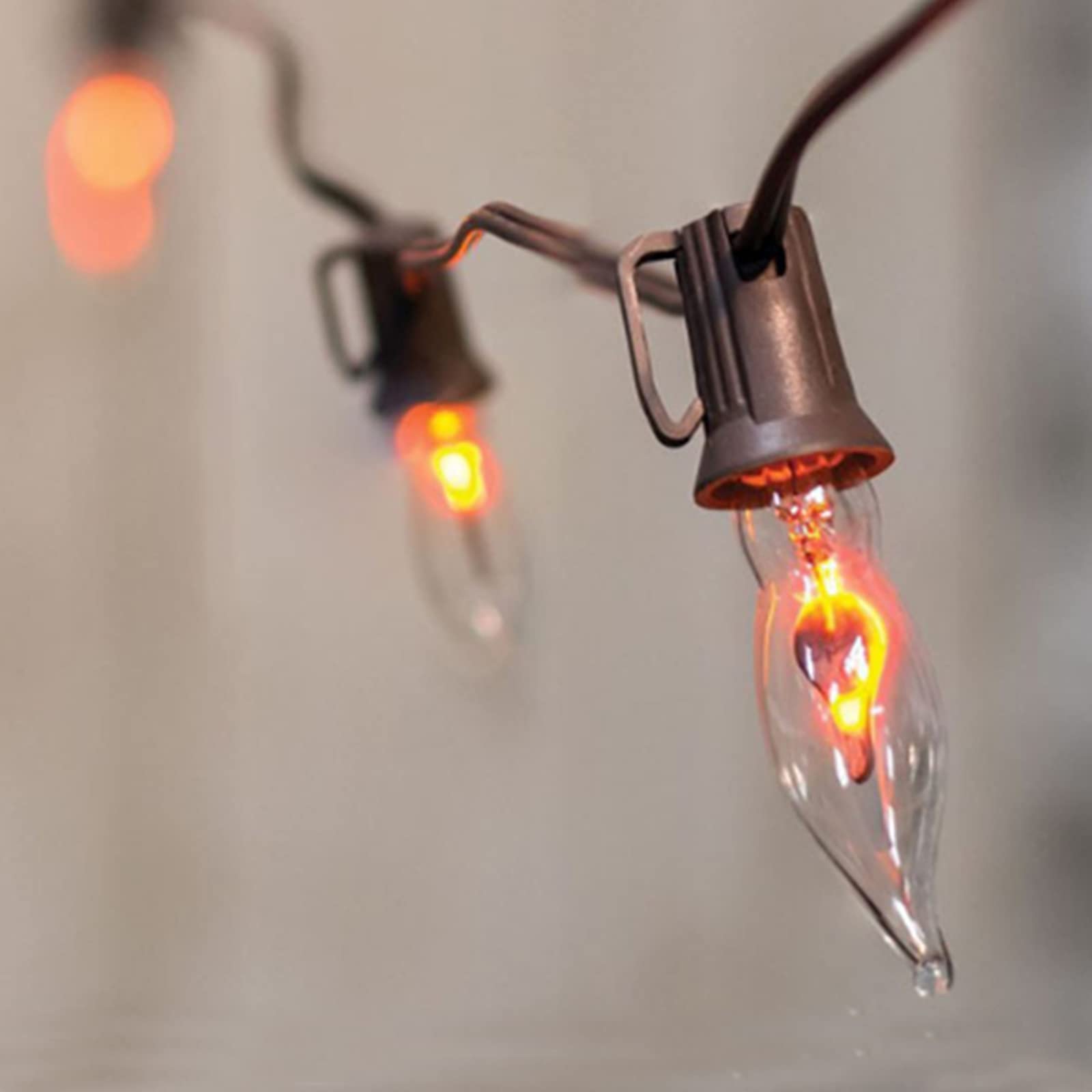 Halloween Sale Clearance 10FT Halloween Flickering Flame String Lights ...