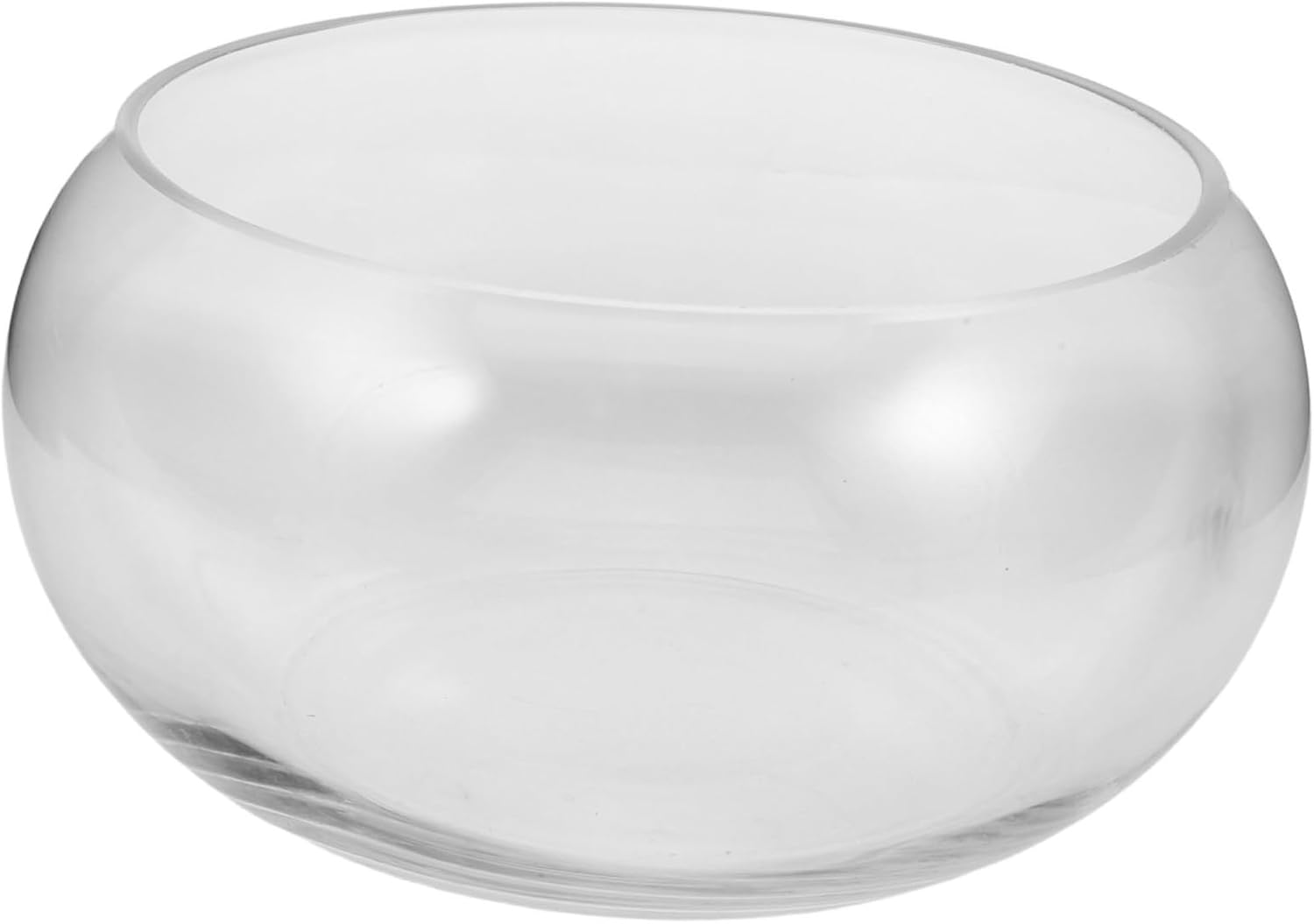 VICASKY Glass Terrarium Bowl for Succulent and Aquatic Plants Clear Hydroponic Flower Container Decorative Planter for Indoor and Outdoor Use Stylish Home Accent with Elegant Design