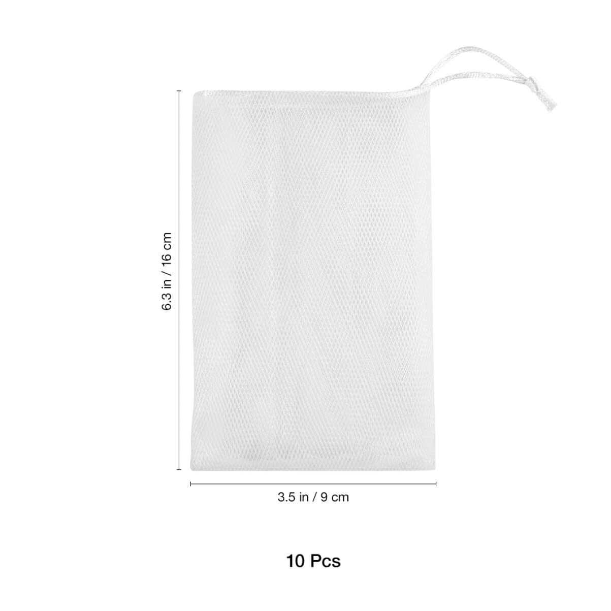 FRCOLOR 10 PCS Exfoliating Mesh Soap Saver Pouch Bag Sack Sponge…