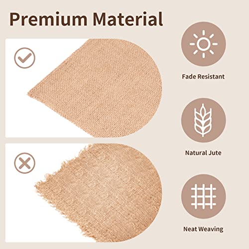 Vehipa 39.4”X 29.6 Feet Burlap Fabric Roll, Natural Burlap Tree Wrap, Wedding Burlap Table Runners For Crafts Rustic Party Decor,Plants & Tree Covering #TOP4