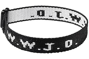 WWJD Bracelets Religious Black Colored Bracelets