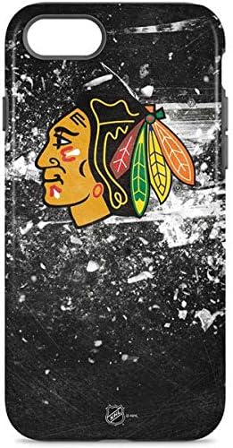 Skinit Pro Phone Case Compatible with iPhone 8 - Officially Licensed NHL Chicago Blackhawks Jersey Design