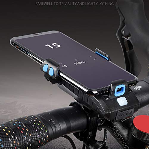 YU-NIYUT Suporte de bicicleta | Suporte de telefone com energia USB móvel para carregamento de telef