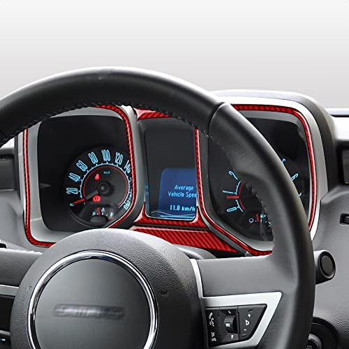 Car Speedometer Frame Sticker Carbon Fiber Interior Accessories For Camaro 2010 2011 2012 2013 2014 2015 #TOP5