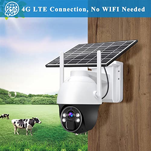 Kacbuy Telecamera di sorveglianza solare 2K 3MP