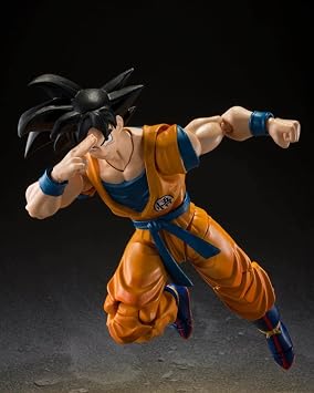 TAMASHII NATIONS S.H. Figuarts Dragon Ball Super Super Hero Son Goku SUPER HERO Resale Edition Approx. 5.5 inches 140 mm, PVC & ABS Plastic, Painted Articulated Action Figure