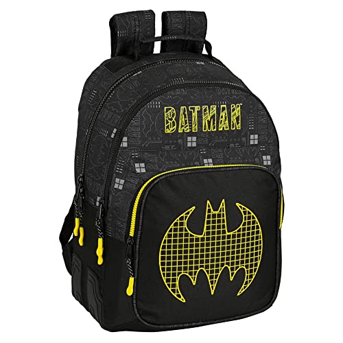 Mochila Safta Escolar de Batman Comix, 320x150x420 mm