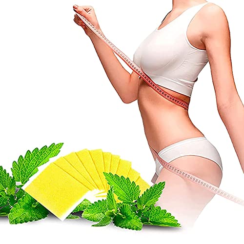 Fujimint Patch, 100Pcs Natural Herbal Abdomen Body Shaping Patch, Japanese Mint Patch, Weight Loss Slimming Patch, Herbal Waist Trim Mint Patch