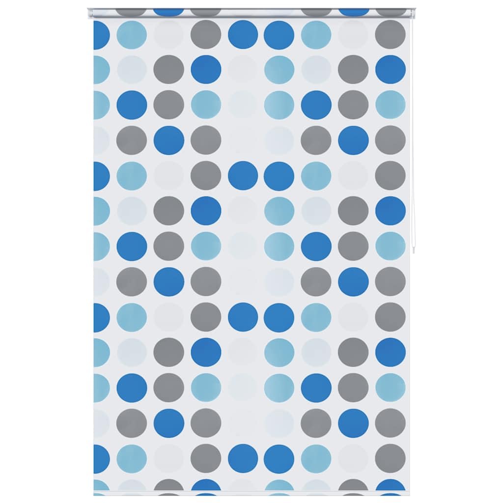 vidaXL Shower Roller Blind Blackout Window Shade for Bedroom Door Water Resistant Shower Curtain Bathroom Room Divider 140x240 cm Circle โ image 1