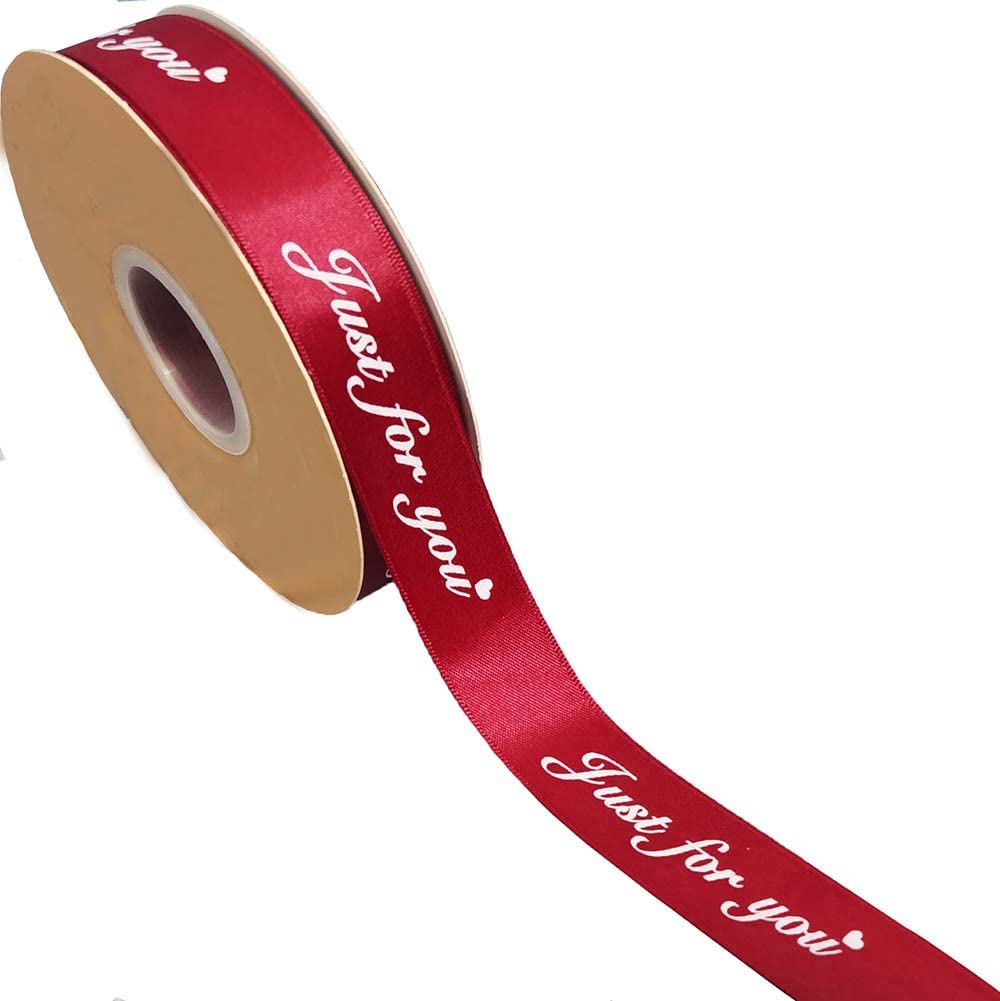 Qaixwuyi Just For You Lot De 2 Rubans De Satin De 31 M Avec