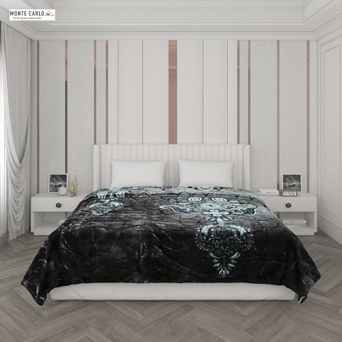 Image of Monte Carlo Double Bed Heavy Winter Blanket Moon Valley Plus 2 Ply Box Pack 870 GSM | 4.5 KG, (240x220 CM)