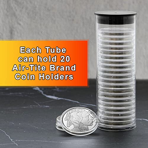 Tubo para monedas con 20 cápsulas H39 para rondas de plata de 1 oz miniatura 3