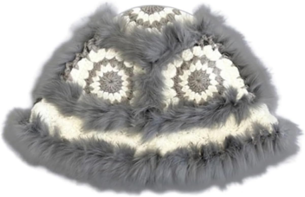Winter Hat Plush Fisherman's Hat Lion Dance Hat Warm Thick Knitted Hat For Collocation Warm Hat
