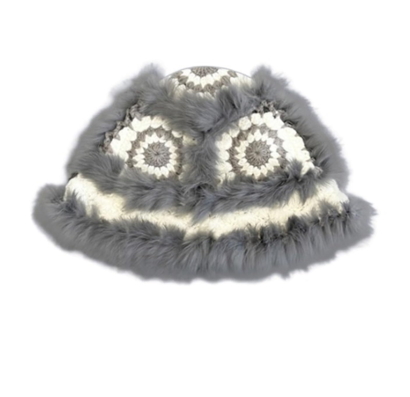 Mützen Winter Mützen Plüsch-Fischermütze, Löwentanzmütze, Warme, Dicke Strickmütze Für Die Kollokation Wintermütze (Color : G, Size : One Size)