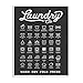 Stupell Industries Laundry Business Symbols Chart Simple Shapes