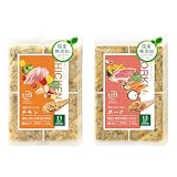 [犬猫生活] 犬用手作りごはん フラットタイプ(100g×6袋) [国産 無添加 犬ご飯先生/獣医師共同開発 グレインフリー ]チキン・ポーク(2種)| 総合栄養食/犬/ご飯/冷凍/ドッグフード/ウェットフード/小分け