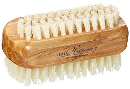 Croll & Denecke 20249 Nagelbürste aus hochwertigem Olivenholz