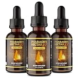 Nutraville Ultra-Pure, 99.9% Liquid Gold - 24K Monoatomic Gold Ormus - Third Eye Awakening, Pineal Gland Decalcification, Awaken DNA, Unlock Light Speed Manifestation - Pharaoh's Nectar XT, 3 Pack