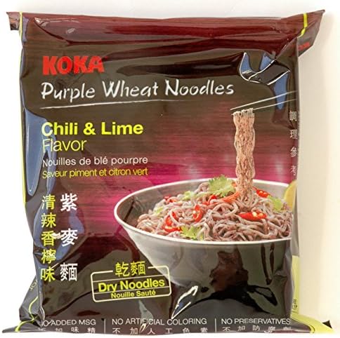 Koka Purple Wheat Noodles Chilli and Lime Flavour, 60g