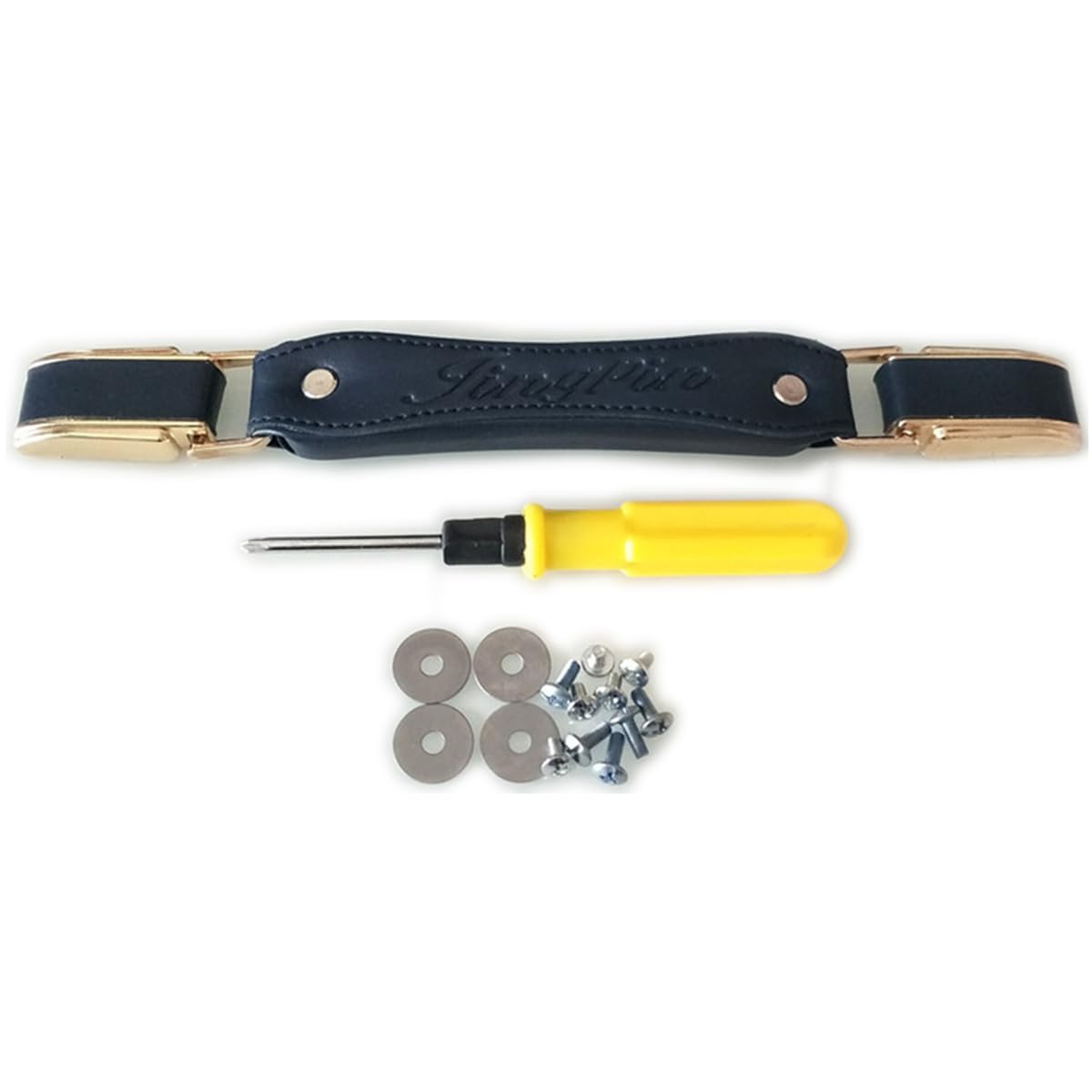 LTFCFZQ AG-02# PU Leather Suitcase Handle Replace Parts Luggage Hand Holder Carry Handle Grip Replacement DIY (Deep Blue)