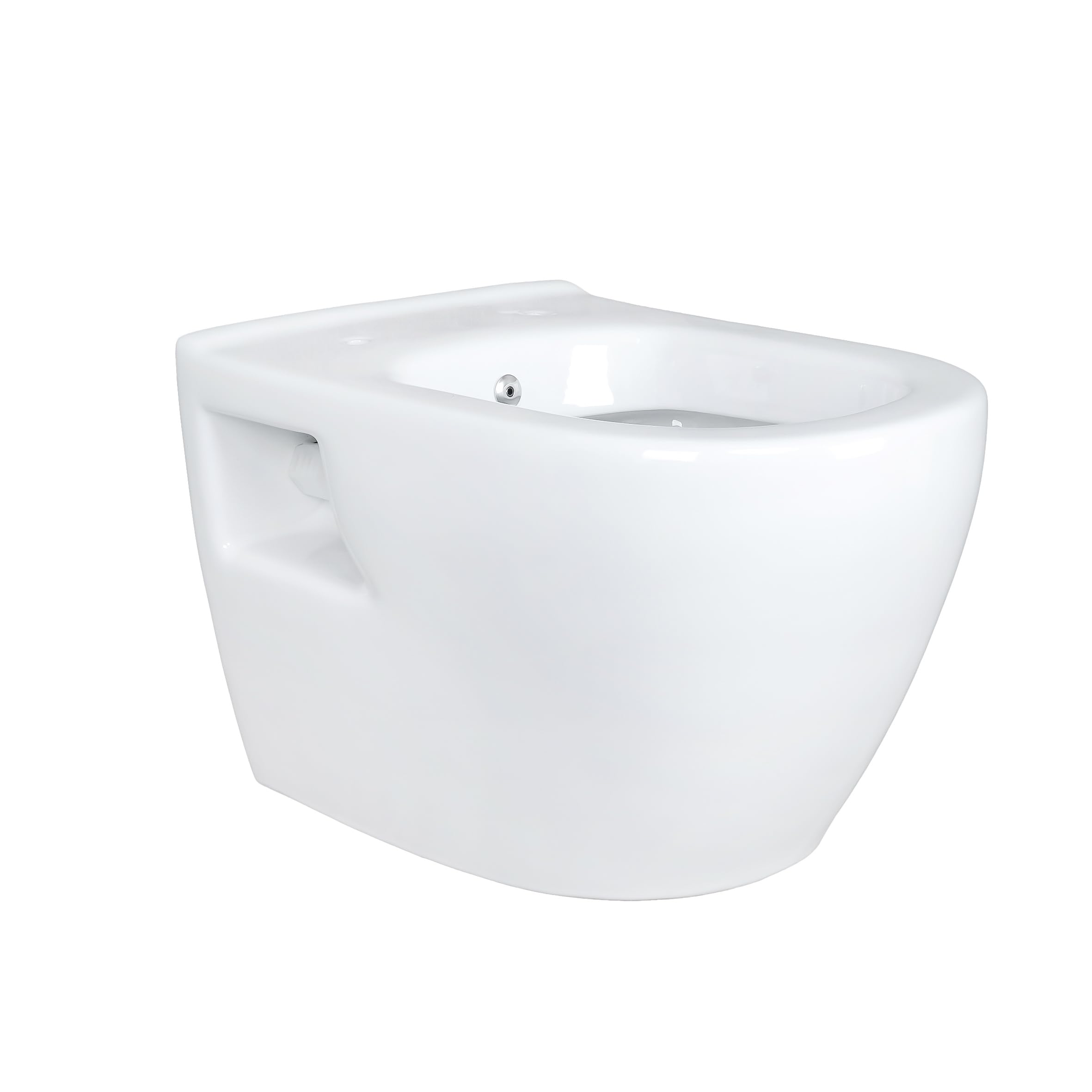 ALONI Wand-WC mit Bidet-Funktion, Weiß | Hänge-Toilette, Taharet-WC