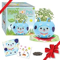 Creativity for Kids Plant-A-Pet: Puppy Toys for Girls - Small Gifts and Stocking Stuffers for Girls, Arts and Crafts for Kids, DIY Activity Set (Ages 6+)