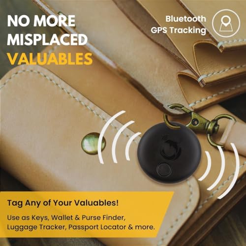 Image of Tag8 Dolphin Pro GPS Tracker Multiutility ble Track for Key Car Bike School Bags Document Luggage | Compatible Android & iOS, Anti-Lost & Loud Alert, Ring to Find | Locate on map| Battery Included