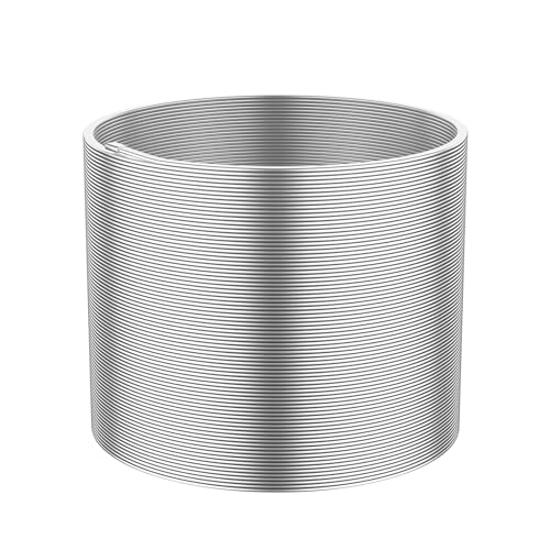 Squirrel Proof Spring Device Metal Squirrel Baffle Barrier Type Coil Anti-Squirrel Spring Device Spring Device Guard Protects for Outdoor Bird Feeder Poles Accessories