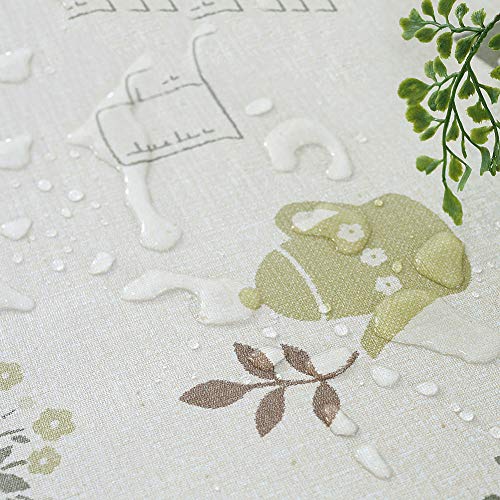 Magik Heavy Weight Durable Vinyl Rectangle Square Table Cover Wipe Clean Pvc Tablecloth Oil-Proof/Waterproof/Stain-Resistant (Colorful Fish, 54X54'' - 138X138Cm) #TOP2