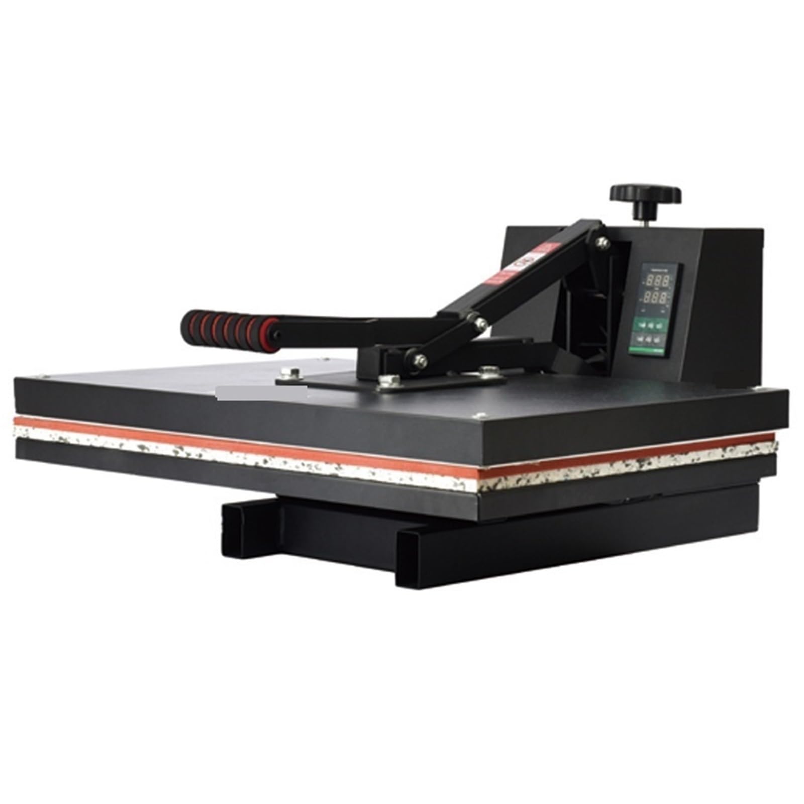 Maszyna do tłoczenia na gorąco, Tłoczenie Folią Na Gorąco Mmachine Prasa Termiczna Drukarka Sublimacyjna Ręczny Transfer Z Klapką Poduszce DIY T-Shirt do skóry, tkaniny