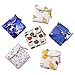 Cabilock Lot de 6 Mini Porte-Monnaie, Porte-Serviettes, Pochette pour Argent, Carte d'identité, clés, écouteurs, Rouge à lèvres, Sac pour Femmes, Filles et Enfants.