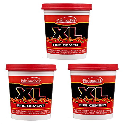 Image of Everbuild XL Fire Cement - 2Kg Buff - 3 Pack