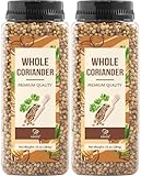 Soeos Coriander Seeds, 20 Oz (568g), Whole Coriander, Fresh Aromatic Coriander Seed for Cooking, Versatile Corianders Spice for Kitchen (Pack Of 2)