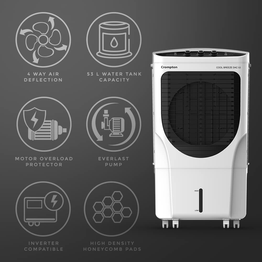 Diwali Offer Buy Now Crompton Cool Breeze Dac Desert Air Cooler- 53L; With 2 Diwali Offer Buy Now Crompton Cool Breeze Dac Desert Air Cooler- 53L; With