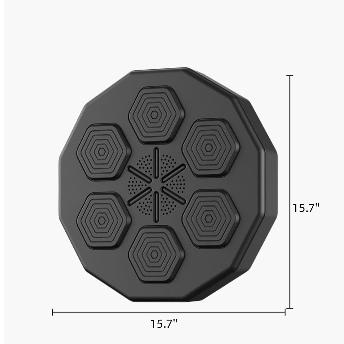 Macchina da boxe musicale, da parete, con LED elettronica, attrezzatura per allenamento di boxe intelligente, ricarica USB, per adulti e allenamento di boxe, attrezzatura portatile per la boxe
