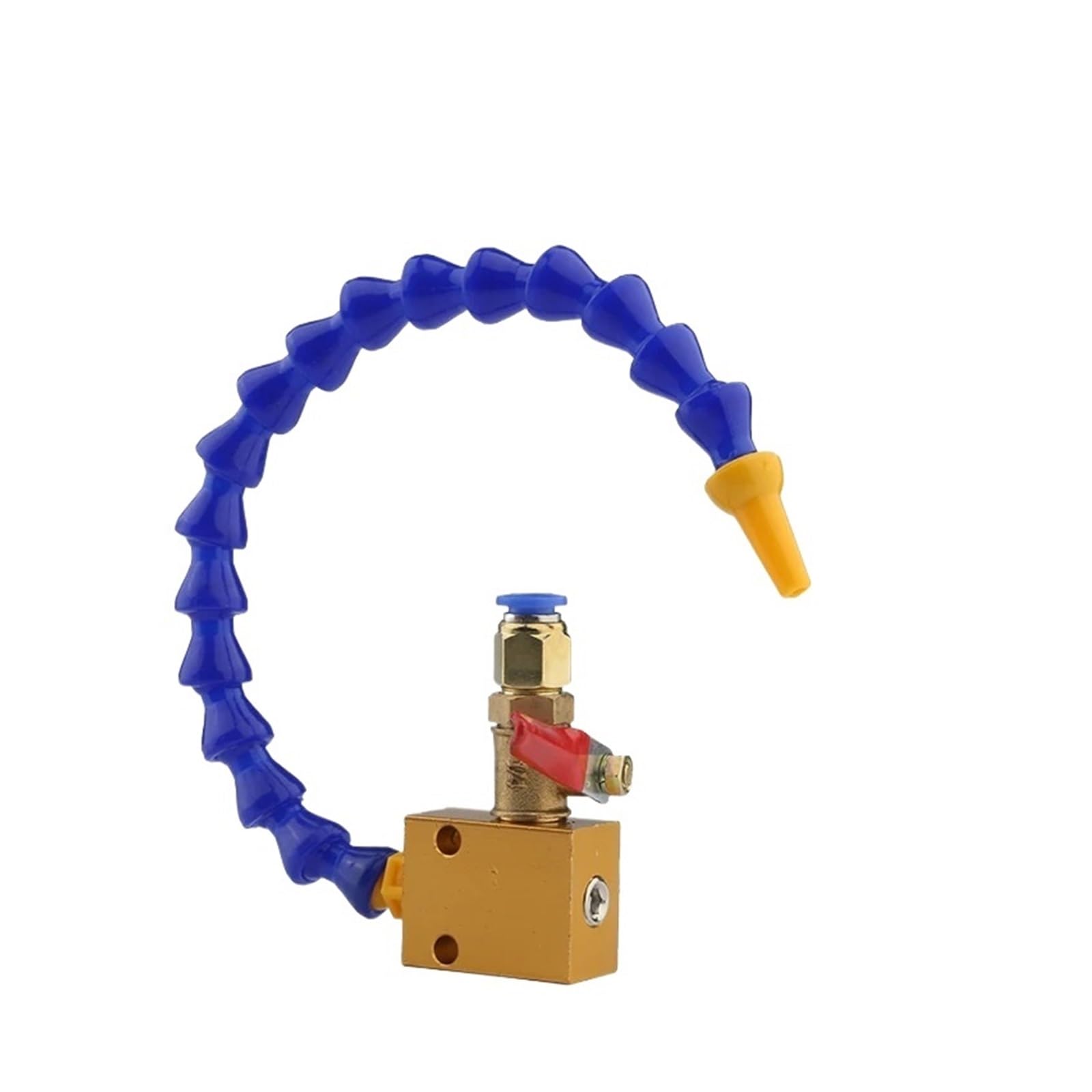 Flexible Coolant Pipe 8mm Air Duct Engraving Machine Cooling Spray Water System CNC Lathe Milling Oblate Nozzle(Flat Water Pipe)