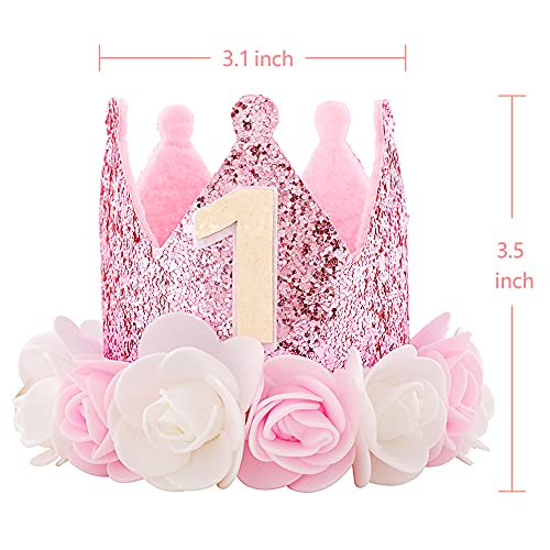 Hat First Birthday 1St Decorations For Girl Gifts Rose Gold Baby Pink Crown Party One Year Old Princess #TOP1