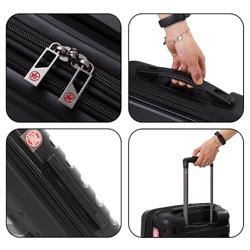 AIR CANADA Eerie 20 Inch Carry On Luggage, Carry On Luggage for Airplanes, Airline Approved Hardside Spinner Suitcase, Travel Essentials, Expandable Hard Shell Suitcase image 2