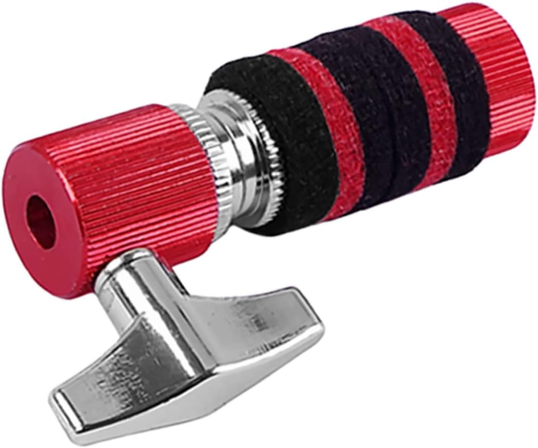 VICASKY Durable Hi-hat Clutch for Drum Cymbal Stand Red Upgraded Design Locking Mechanism Essential Accessory for Jazz and Rock Drummers